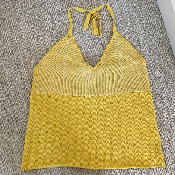 ModCloth Sun Rays For Days Crochet Halter Top - Picture 2 of 7